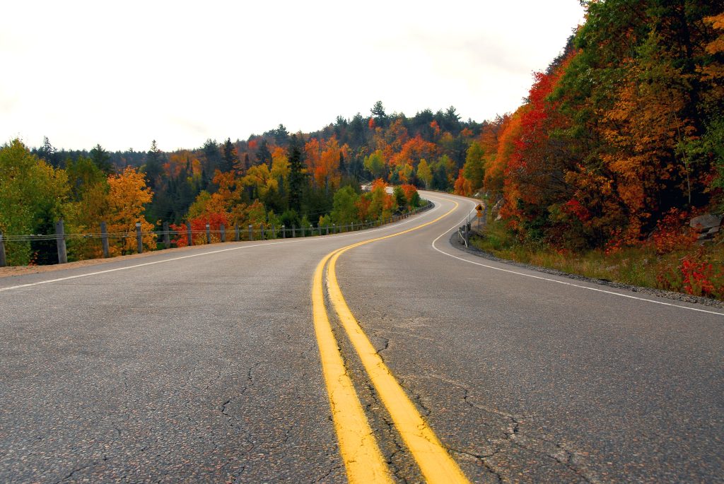 Fall highway